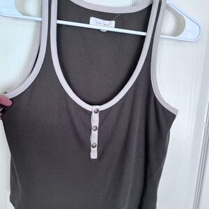 Urban Outfitters Tank Top with Button Accents